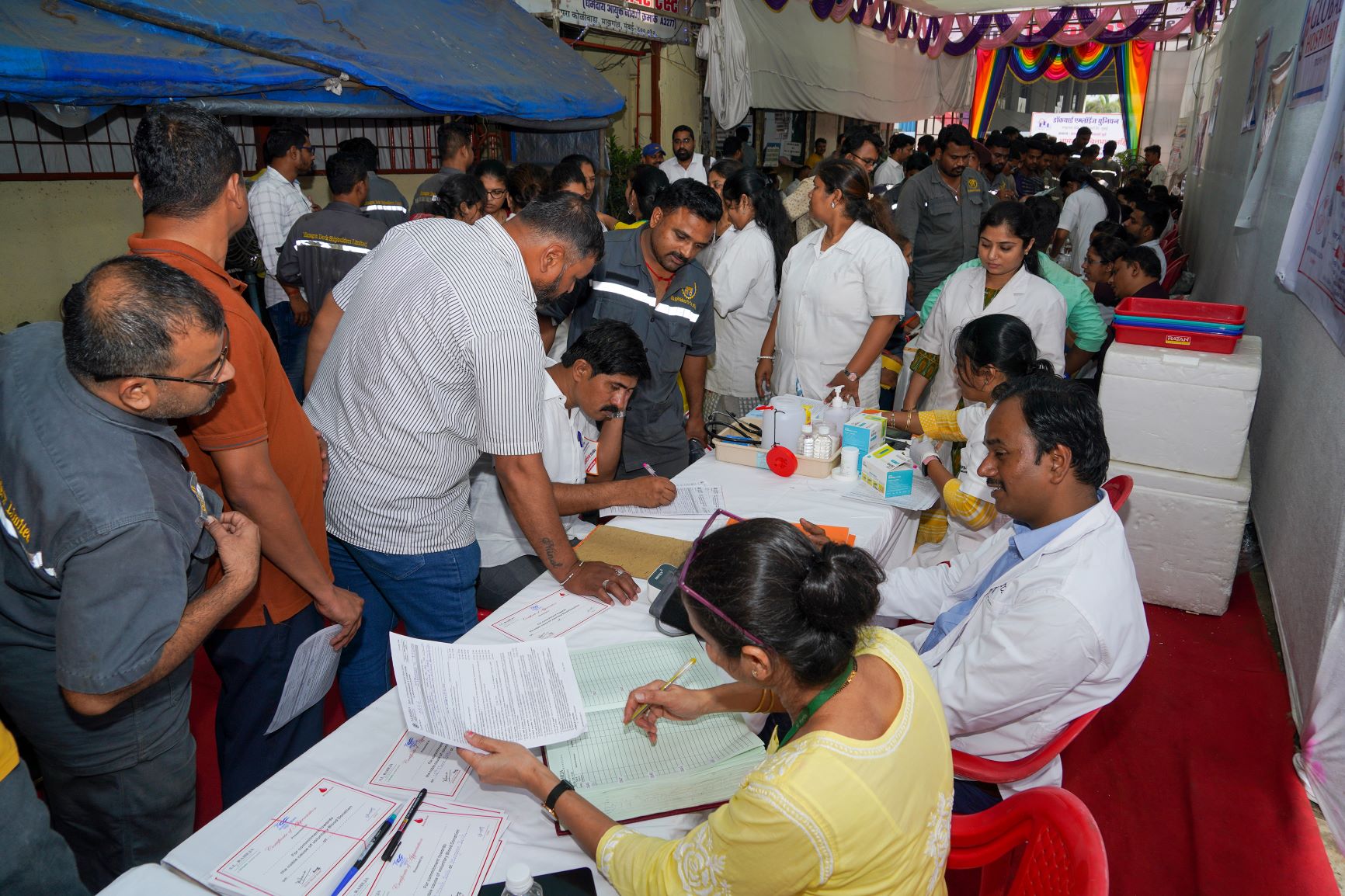 Dockyard Employees Union Blood Donation Camp